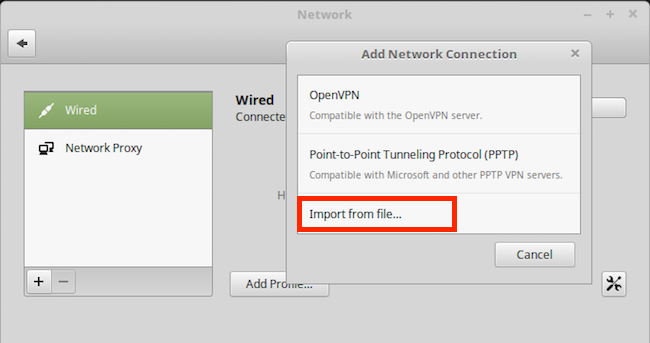 NetworkManager OpenVPN NetworkManager OpenVPN