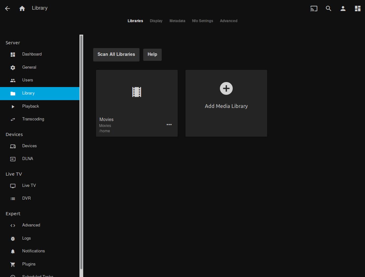 Library Dashboard Library Dashboard