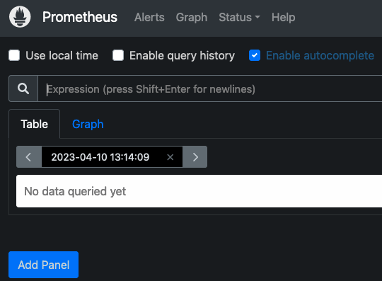 The Prometheus Dashboard The Prometheus Dashboard